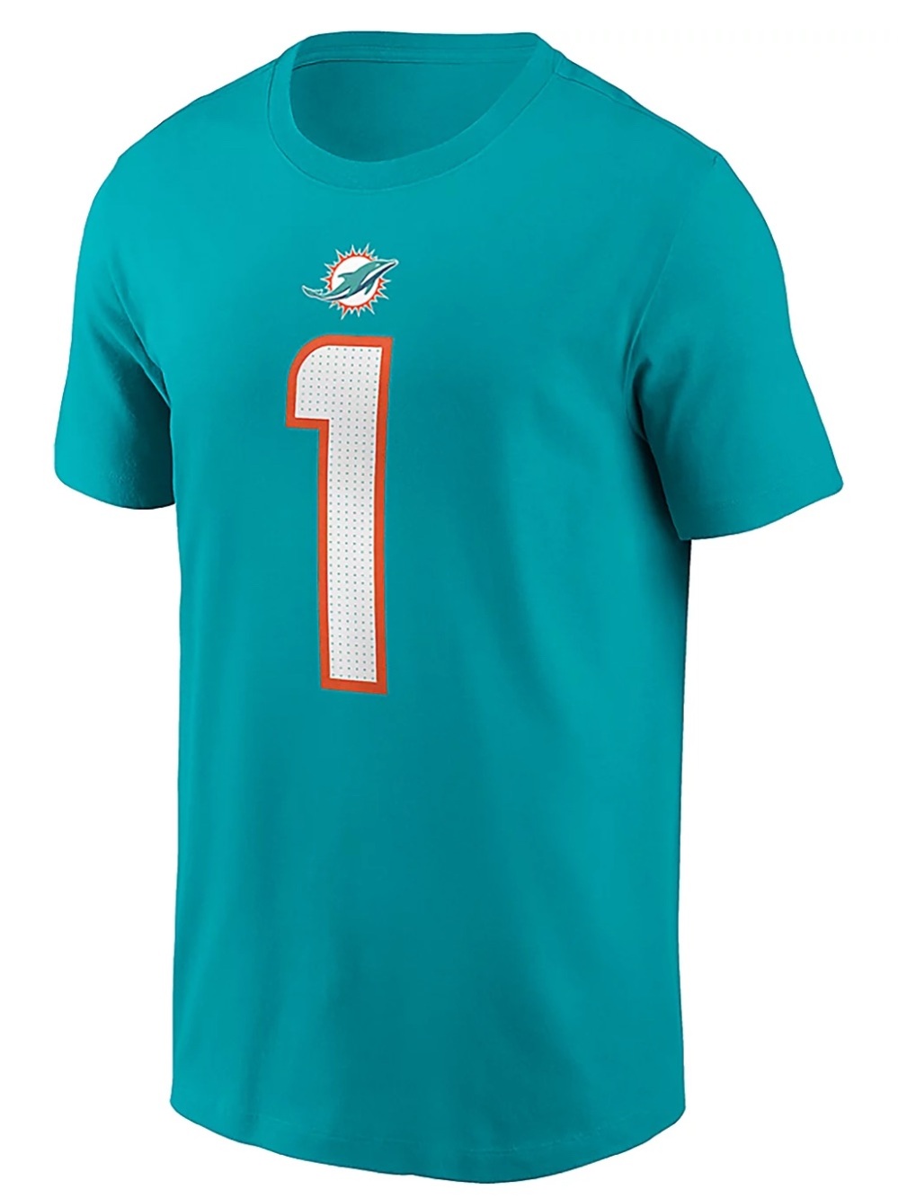 Nike Youth Teal Miami Dolphins #1 Logo T-Shirt Size L 🆕